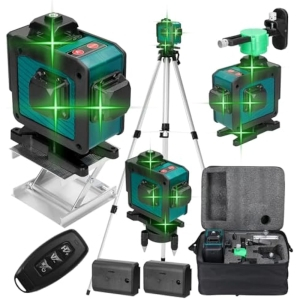 Geevorks Nivel Láser 16 Líneas 4D +Trípode +Extras