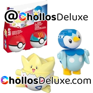 Mega Pokémon Pokeballs Togepi y Piplup
