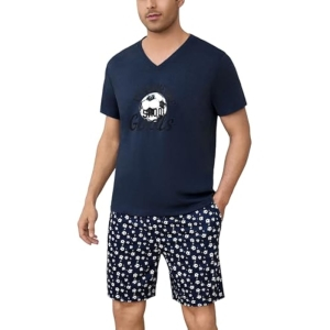 Pijama Corto Hombre Algodón