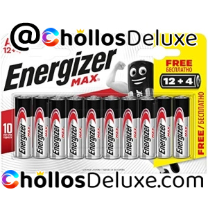 16 Pilas Alcalinas AA Energizer Alkaline Max