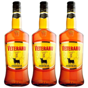 3x Veterano Brandy 1 Litro