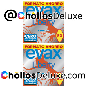 160x Evax Liberty Compresas Super con Alas