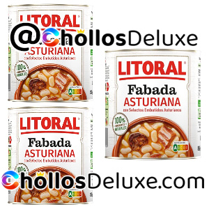 3x Litoral Fabada Asturiana Plato Preparado 850g