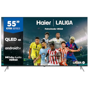 Haier Smart TV 55" QLED 4K UHD Dolby Audio
