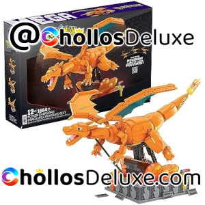 Mega Pokemon Charizard en Movimiento 1600 Bloques