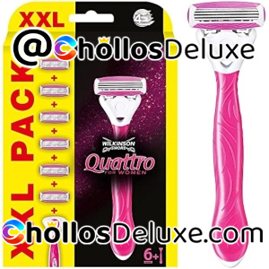 Wilkinson Sword Quattro Maquinilla Mujer +6 Recambios