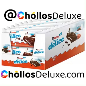 20x Kinder Delice Bizcocho Chocolate y Leche