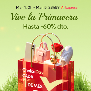 Cupones Primavera en Aliexpress