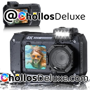 Cámara Deportiva 4K 48MP Impermeable