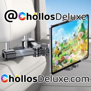 Soporte Tablet Coche 4.7-12.9" Giro 360º