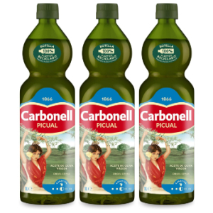 3x Carbonell Aceite de Oliva Virgen Extra Picual 1L