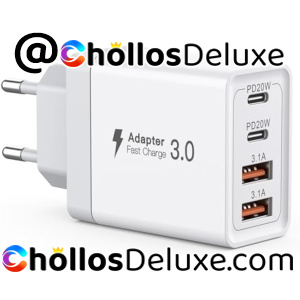 Cargador 4 Puertos 40W