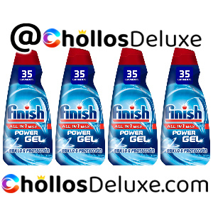 4x Finish Gel Lavavajillas Todo en 1 700ml