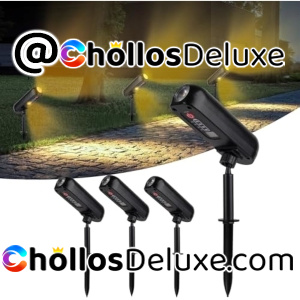 4x Focos Solares 3000K IP65 360º