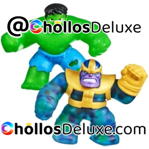 Goo JIT Zu Heroes Marvel Pack Hulk y Thanos