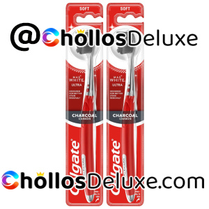 2x Colgate Max White Ultra Carbón Cepillo Dientes
