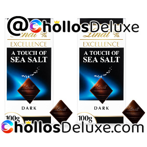 2x Lindt Excellence Chocolate Negro Flor de Sal 100g
