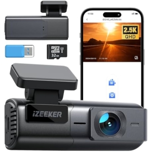 Dashcam 2.5K +32GB Tarjeta Coche WiFi