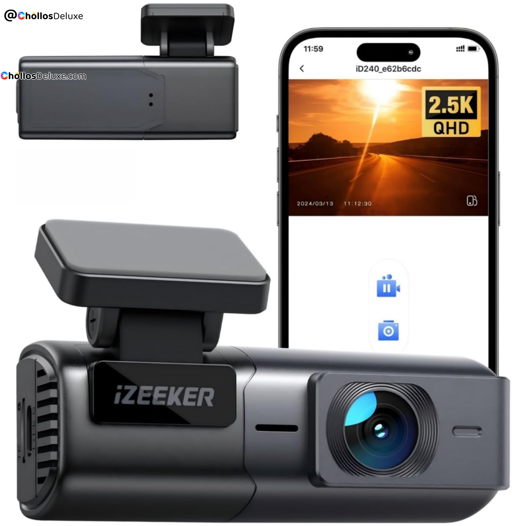 iD240 Dashcam 2.5K WiFi