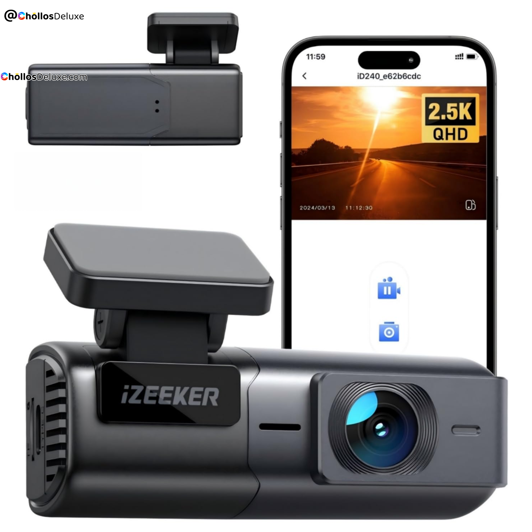iD240 Dashcam 2.5K WiFi