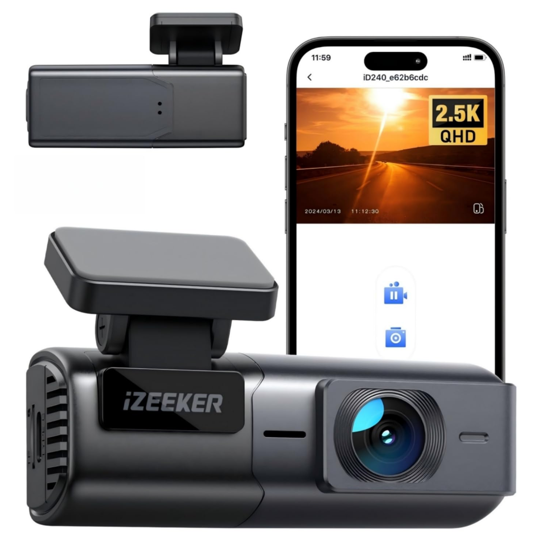 iD240 Dashcam 2.5K WiFi
