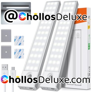 2x Luces LED Armario con Sensor de Movimiento