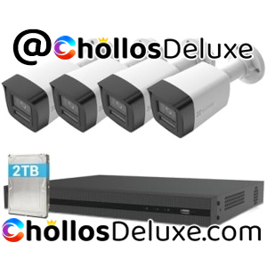 Sistema de 4 Cámaras de Vigilancia 4K