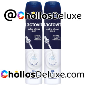 2x Lactovit Men 0% Desodorantes Hombre 200ml