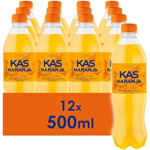 12x KAS Naranja Refresco 500ml