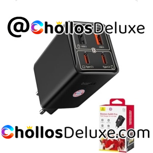 Baseus Cargador 65W GaN6 4 Puertos