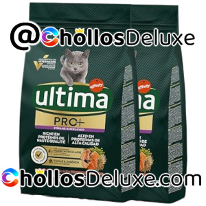 2x Ultima Pro+ Pienso Gatos con Salmón/Pollo 1,1Kg