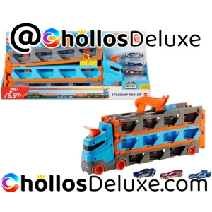 Hot Wheels City Camión Autopista +3 Coches
