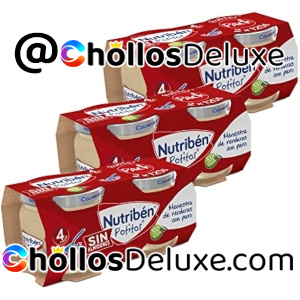 6x Nutribén Potitos Menestra de Verduras con Pavo