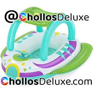 Bestway Inflable Nave Espacial con Protector Solar Niños
