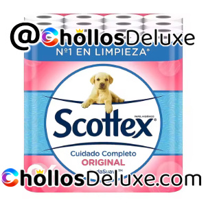 6x Scottex Original Papel Higiénico 16 Rollos