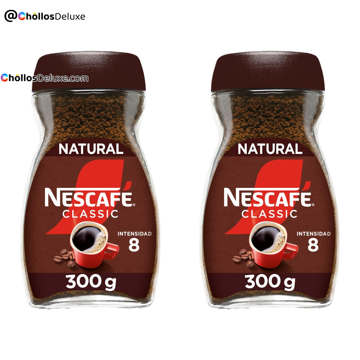 2x Nescafe Classic Café Soluble 300g