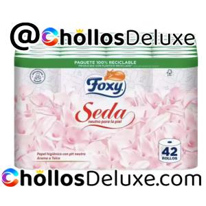 42 Rollos Papel Higiénico Foxy Seda