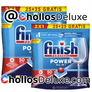 2x Finish Power All in 1 Pastillas 50ud