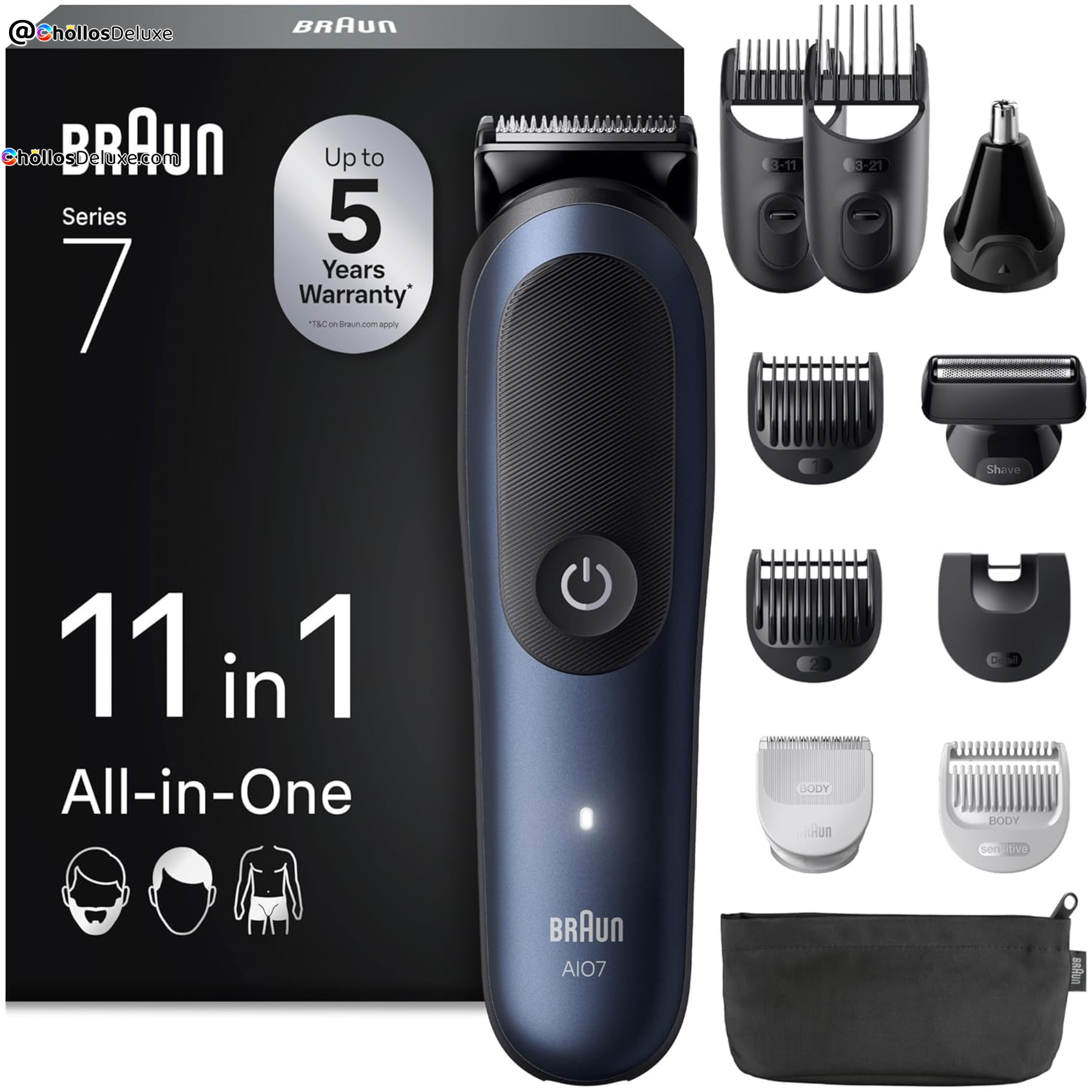 Braun AIO7540 Recortadora Todo en Uno