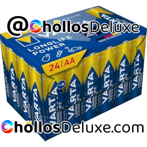 Caja 24 Pilas Alcalinas AA Varta Longlife