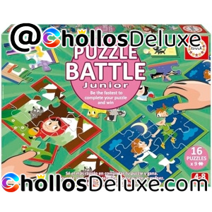 Educa Puzzle Battle Cuentos Juego Mesa Infantil