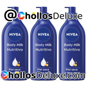 3x Nivea Body Milk Nutritivo 625ml