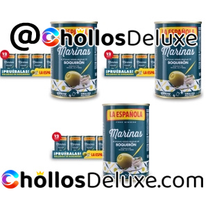 36x La Española Aceitunas Rellenas Boquerón 300g