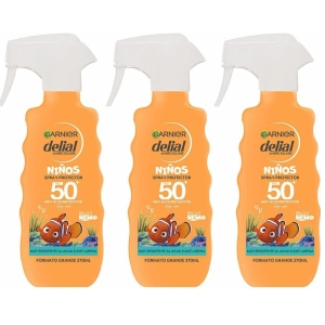 3x Garnier Delial Spray Solar Niños FPS50+ 270ml