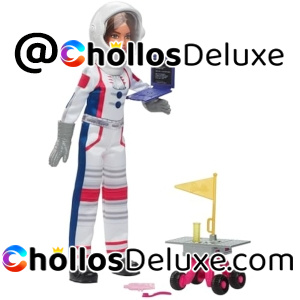 Barbie Astronauta Muñeca +Vehículo Espacial