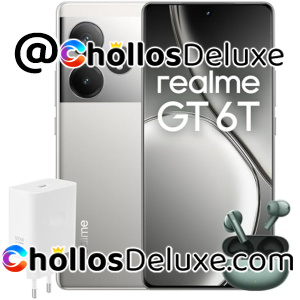 Realme GT 6T Smartphone 8GB‑256GB +Buds Air 6 +Cargador 120W