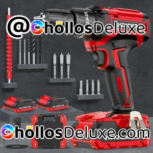 Taladro Percutor 21V +2 Baterías 42Nm 25+3 Niveles