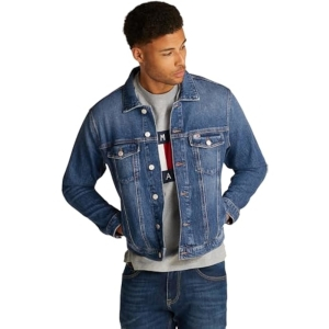 Tommy Jeans Cazadora Vaquera Ryan Hombre Bolsillos Pecho
