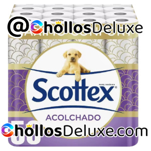 56 Rollos Scottex Papel Higiénico Acolchado 3 Capas