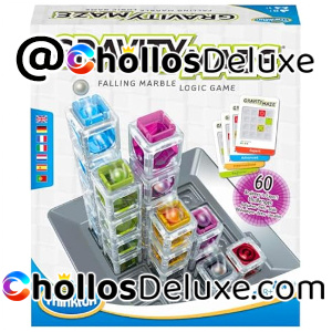 ThinkFun Gravity Maze Laberinto Lógico Canicas 60 Desafíos